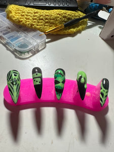 Boogie Man Nails Glow In The Dark